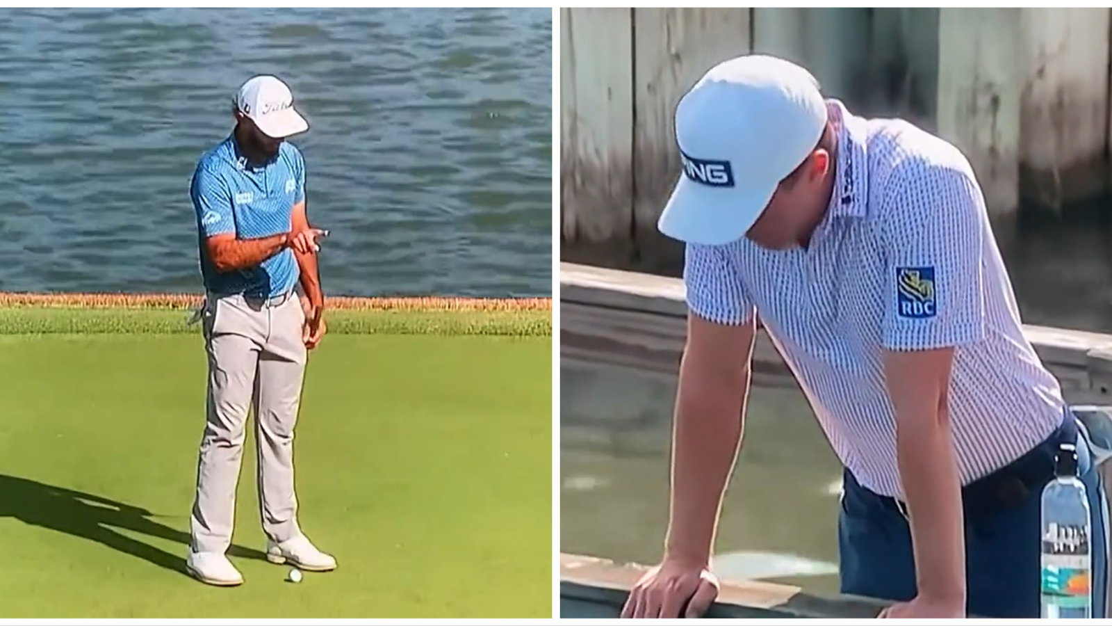 Max Homa responds after Mac Hughes looks EXASPERATED with AimPoint routine